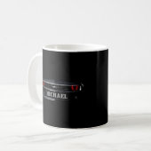 Custom Cool schwarz Chevy Camaro Ihr Name Kaffeetasse (Vorderseite Links)