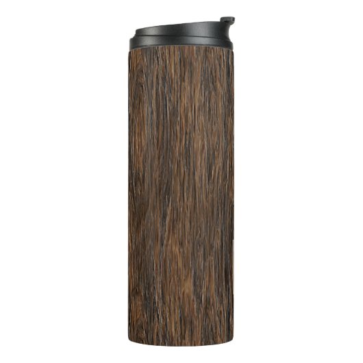 Custom Coole Abstrakte Bäume Bark Holz Art Motif Thermosbecher (Nach links gedreht)