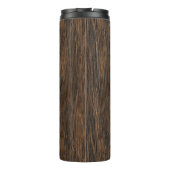 Custom Coole Abstrakte Bäume Bark Holz Art Motif Thermosbecher (Rückseite)