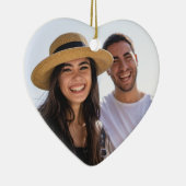 Custom Coordinates Fist Date Valentine's Day Gift Keramik Ornament (Rechts)