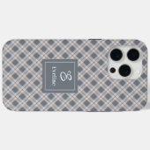 Custom Coral Grey iPhone Case Modern Cute Accent (Rückseite (Horizontal))