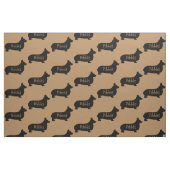 Custom Corgi Dog Fabric Stoff (Fat Quarter (45,7 x 55,9 cm))