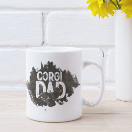 Custom Corgi Vater Vatertag Hund Lover Kaffeetasse