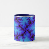 Custom Cornflower Blue Speckle Coffee Tasse (Zentrum)