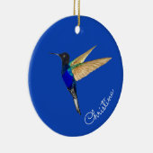 Custom Coronet Hummingbird Keramik Ornament (Rechts)