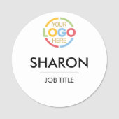 Custom Corporate Business Logo Employee Magnetic Namensschild (Vorderseite)