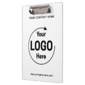 Custom Corporate Business Logo  Klemmbrett (Links)