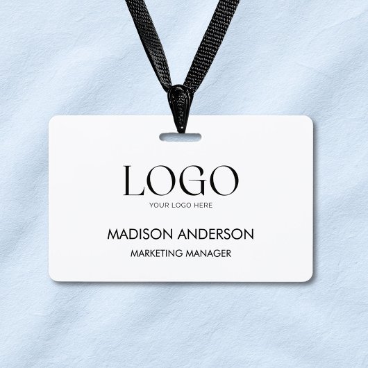 Custom Corporate Business Logo Modern ID Ausweis
