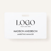 Custom Corporate Business Logo Modern ID Ausweis (Vorderseite)
