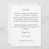 Custom Corporate Easter Greeting Card Karte (Rückseite)