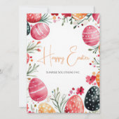 Custom Corporate Easter Greeting Card Karte (Vorderseite)