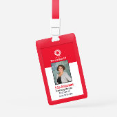 Custom Corporate Employee ID Badge – Teal Prof Ausweis