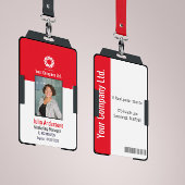 Custom Corporate Employee ID Badge – Teal Prof Ausweis