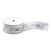 Custom Corporate Gift Logo Grosgrain Ribbon Ripsband (Spule)