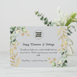 Custom Corporate Weihnachtskarte 2025 Feiertagskarte