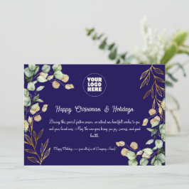 Custom Corporate Weihnachtskarte 2025 Feiertagskarte