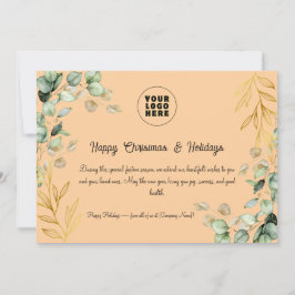 Custom Corporate Weihnachtskarte 2025 Feiertagskarte