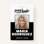 Custom CorporateBadge Employee/Event-ID mit Foto Ausweis (Vorderseite)