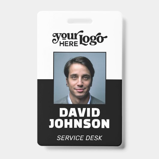 Custom CorporateBadge Employee/Event-ID mit Foto Ausweis (Vorderseite)