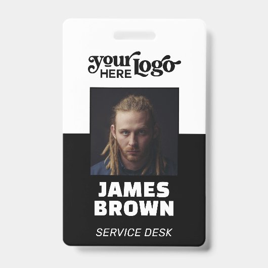 Custom CorporateBadge Employee/Event-ID mit Foto Ausweis (Vorderseite)