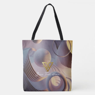 Custom: Cosmic Curves, Celestial Harmony Tasche