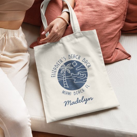 Custom Costal Beach Bachelorette Bevorzugung Tragetasche