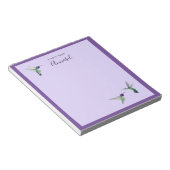 Custom Costa's Hummingbirds Notepad Notizblock (angewinkelt)