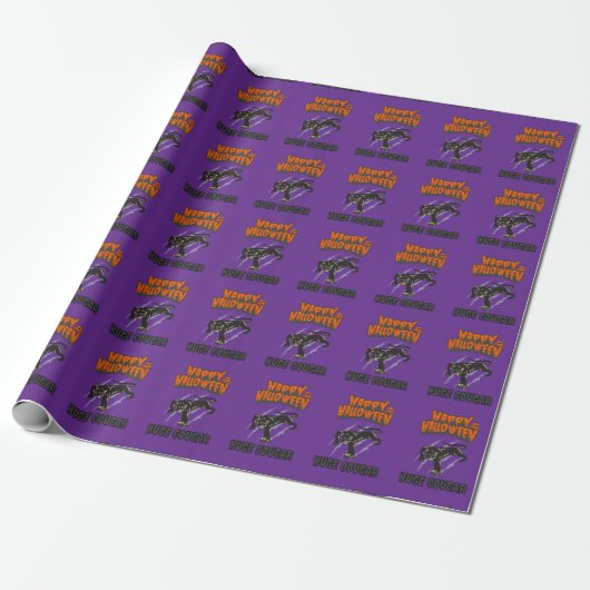 custom cougar geschenkpapier (Ungerollt)