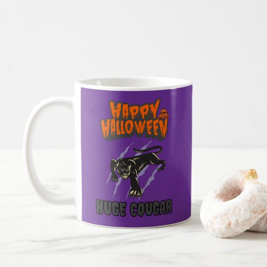 custom cougar kaffeetasse (Mit Donut)