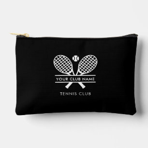 Custom Country Club Name Tennis Rackets Icon Zubehörtasche