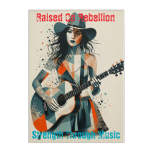 Custom Country Girl Gitarrist Art Inspiration