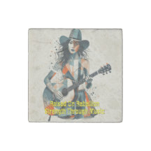 Custom Country Girl Gitarrist Art Inspiration