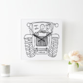 Custom Country Wedding Traktor Acrylwand Uhr (Zuhause)