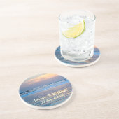 Custom Couple Beach Scanner Untersetzer (Seite)