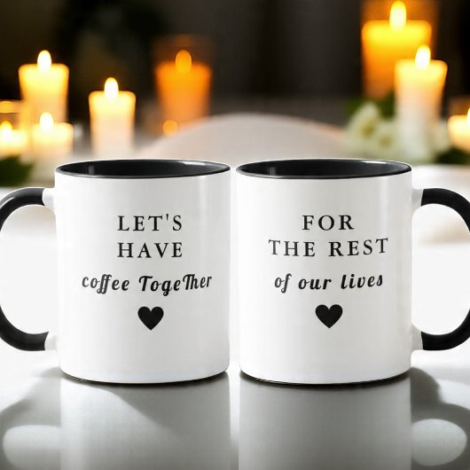 Custom Couple Coffee Tasse | Mr. Wedding Gift