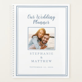 Custom Couple Foto Chic Dusty Blue Unsere Hochzeit Planer