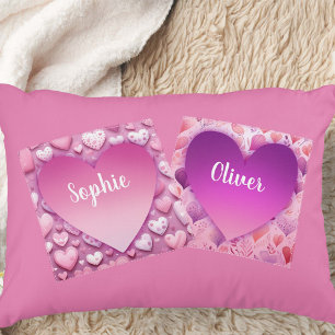 Custom Couple Heart Dekokissen
