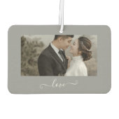 Custom Couple Love Air Freshener Autolufterfrischer (Rückseite)