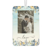 Custom Couple Love Air Freshener Autolufterfrischer (Rückseite)