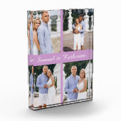 Custom Couple Love Script Acrylic Photo Block (Links)