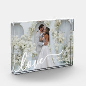 Custom Couple Love Script Photo Block (Links)