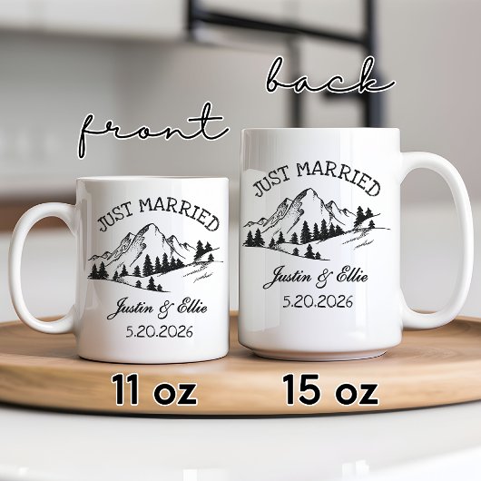 Custom Couple Mug | Wedding Gift for Her & Him Kaffeetasse