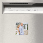 Custom Couple Photo Magnet with Love (In Situ (Geschirrspüler))