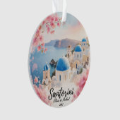 Custom Couple’s Travel Keepsake Ornament (Vorderseite)