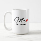Custom Couple Tasse Hochzeit Tasse Jahrestag (Links)
