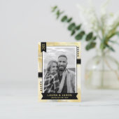 Custom Couple Trading Card, Wedding Danke Telefonnummerkarte (Stehend Vorderseite)