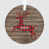 Custom Couple Unser erster Weihnachtsurlaub Ornament (Rückseite)