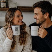 Custom Couple's QR Playlist Mug Tasse