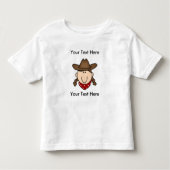 CUSTOM COW GIRL BROWN T - Shirt (Vorderseite)