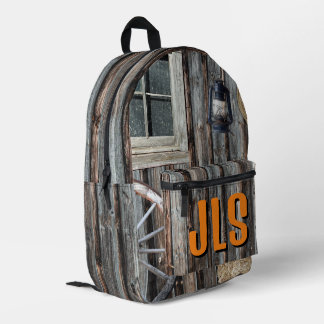 Custom Cowboy Barn Bedruckter Rucksack